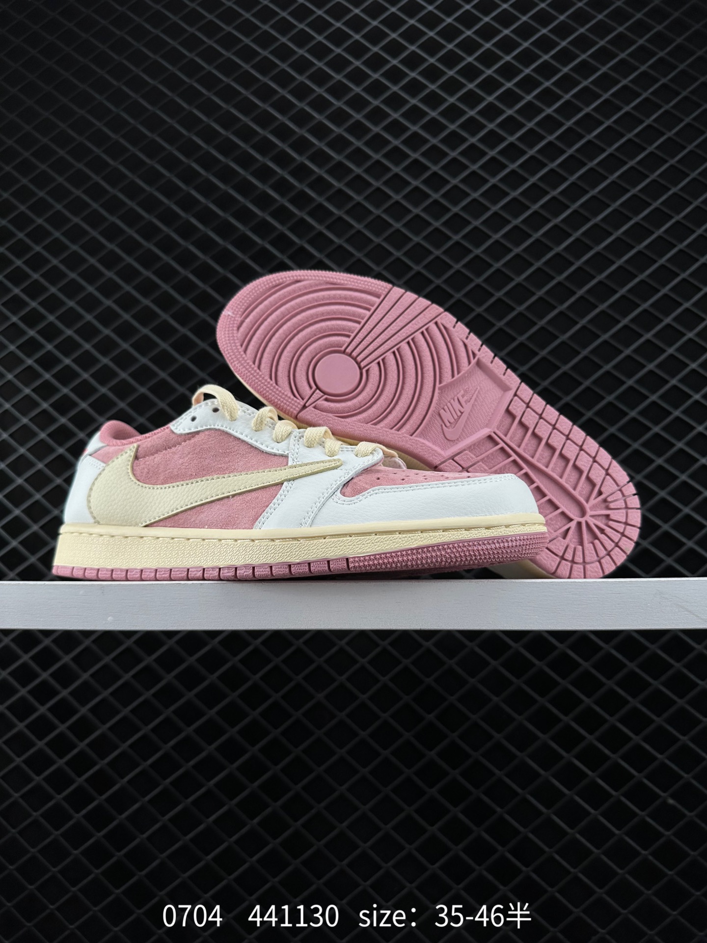 Fragment Design x Travis Scott x Nike Air Jordan 1 Low OG SP”Military Blue”